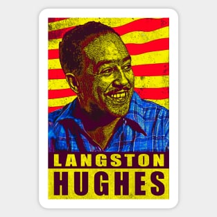 Langston Hughes - For Equality, Against Racism Sticker